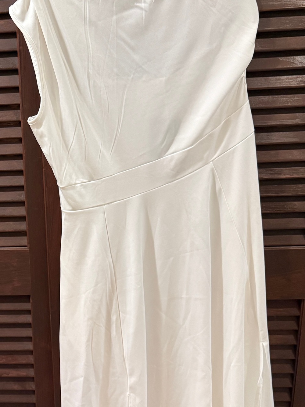 Kali One-Shoulder White Evening Dress